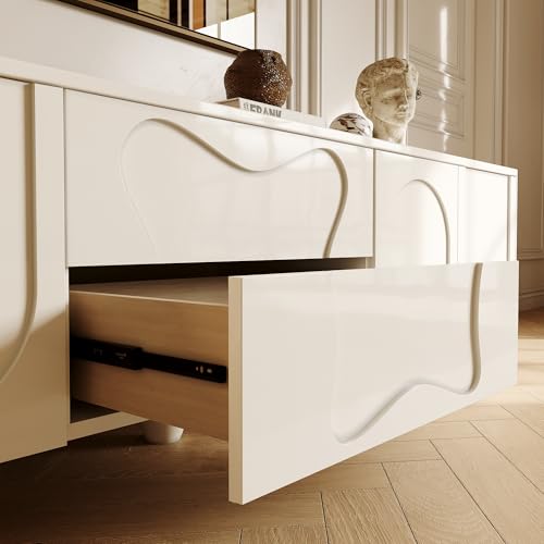 787in-TV-Table-Modern-White-TV-Cabinet-with-Storage-Wide-TV-Stand-with-2-Drawers-and-2-Doors-for-Living-Room-Media-Storage-Entertainment-Center 787in TV Table Modern White TV Cabinet with Storage Wide TV Stand with 2 Drawers and 2 Doors for Living Room Media Storage Entertainment Center