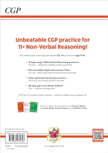 New 11+ GL Non-Verbal Reasoning Practice Book & Assessment Tests - Ages 9-10 (with Online Edition) (CGP 11+ GL) - Image 2