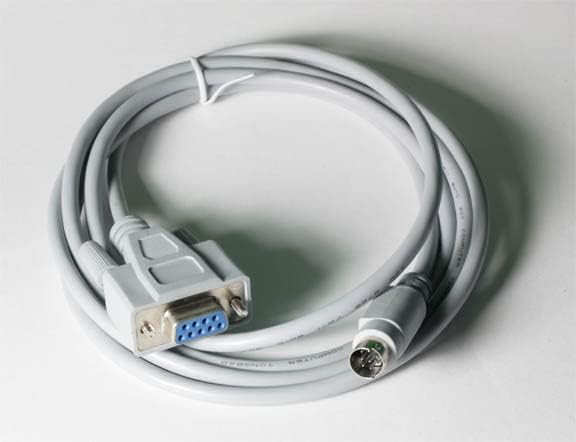 Aeiniweraabbcc 6ft DB9 Female to Mini Din 8-pin Male Serial Cable for Computer, Printer, Modem