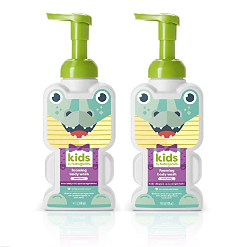 Babyganics Foaming Body Wash, Berry Berry, Tear-Free, 14 Fl Oz (P...