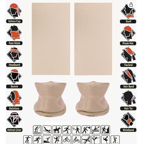 Image of Neck Gaiter Masks Tube Scarf,Seamless Bandanas Buffs Gators,Ourdoor Face Mask Face Covering Multi Headwear