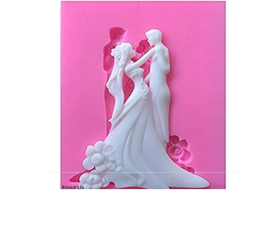 S.Han Fondant Mould Silicone Wedding Couple Mold Cake Decoration Tools Bakeware