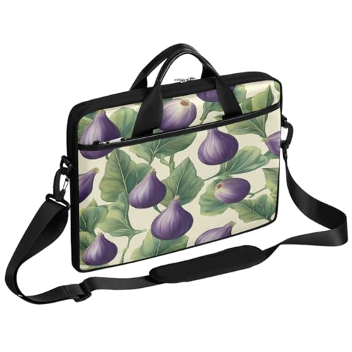Funda para laptop de 15 pulgadas con diseño de hojas de higo