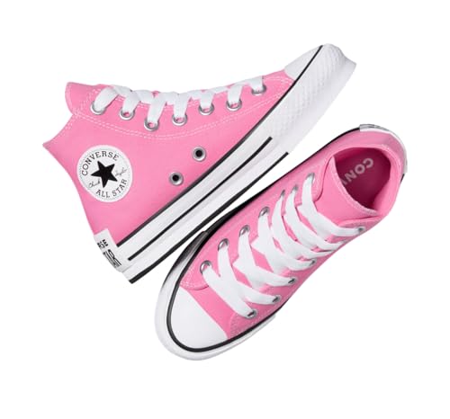 Converse Chuck Taylor All Star EVA Lift Platform Sketch Big Kids High Top Sneaker (Pink/White/Black, US Footwear Size System, Big Kid, Numeric, Medium, 6.5)