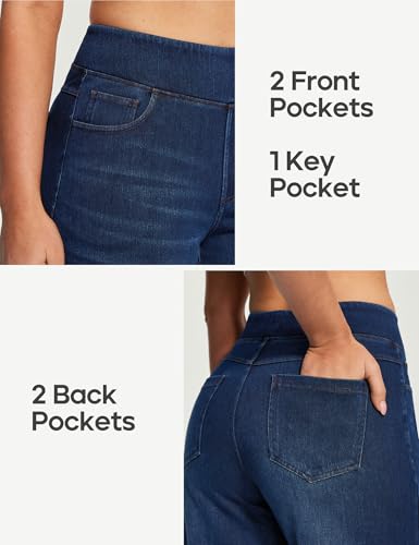 Image of Heathyoga Yoga Pants with Pockets Extra Soft Leggings with Pockets for Women Non See-Through High Waist Workout Leggings