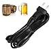 Jeffergarden Homebrew Tappo per Cintura riscaldante Termometro per Birra Brewing Kombucha Adesivo per Vino Bastone riscaldante Vinificazione liquida Spina Europea 220V-250V