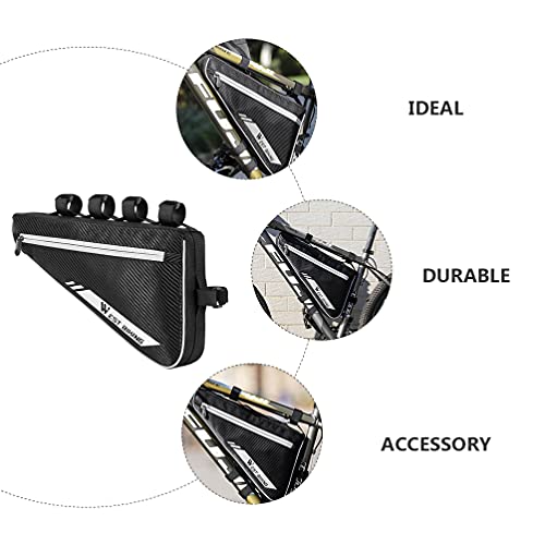BESPORTBLE Da Frente da Bicicleta Bolsa de Equitação Feixe Feixe Triângulo Saco de Bicicleta Da Bici