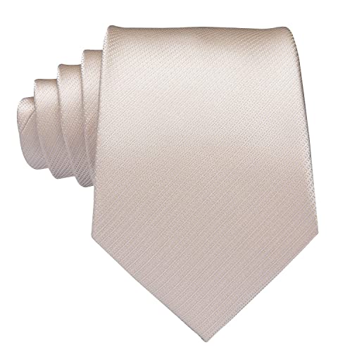 Image of Hi-Tie 5Pcs Mens Solid Color Silk Tie Satin Pretied Bowtie Lapel Pin for Men Handkerchief Cufflink Wedding Gift Box
