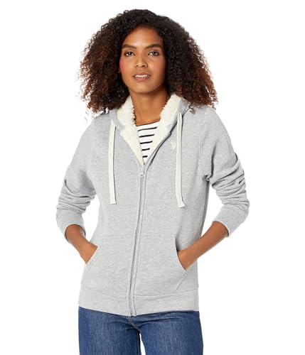 U.S. POLO ASSN. Basic Fleece Hoodie Heather Gray LG