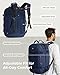 Tolaccea Travel Backpack for Men Women, 40L-50L Carry On Backpack with Wet Dry Compartment, Flight Approved Laptop Daypack Fits 15.6