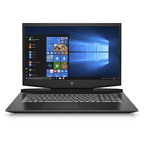HP Pavilion Gaming Laptop 17,3 Zoll FHD Display, IPS 144Hz, Intel Core i7-11370H, 16GB DDR4 RAM, 1TB SSD, NVIDIA GeForce RTX 3050 Ti Grafik, Windows 11, QWERTZ-Tastatur, Schwarz/Weiß