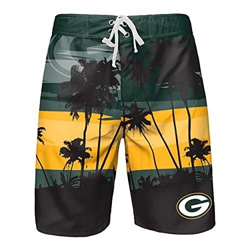 FOCO Green Bay Packers NFL Mens Sunset Boardshorts - M by FOCO - Image 5