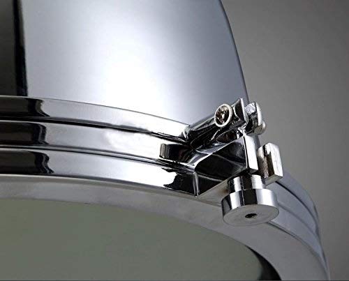 Suspension luminaire industriel E27 chrome lustre rétro de salon bar - 6