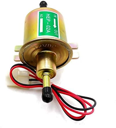 YCAL Low Pressure Universal Diesel Petrol Gasoline Electric Fuel Pump HEP-02A 12V 24V for Car Motorcycle