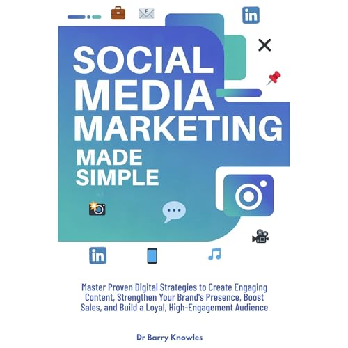 Social Media Marketing Made Simple Audiolibro Por Barry Knowles arte de portada