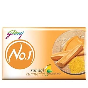 Godrej No.1 Sandal and Turmeric Soap – Pack of 9 (150g each) – High TFM (Grade 1 Soap) | Soaps For Bath | Long-Lasting…