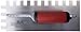 Marshalltown 781SD Notched Trowel 1/2 x 3/4 x 1/2-Inch Sq-Durasoft Handle