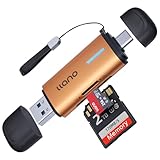 Design avec indicateur LED : Conception compacte et élégante avec un indicateur LED pratique. La lumière bleue reste allumée lorsque la carte est détectée et clignote pendant la lecture, tandis que le câble inclus et le couvercle de protection empêchent la poussière et les liquides de pénétrer dans les ports.