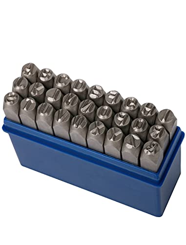 Stanz-Set für Metall, Holz und Leder, hohe Härte, 6 mm, 6mm Letter Punch Cover