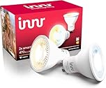 Innr Zigbee GU10 Smart Bulb, Works with Hue* and Alexa (Bridge Required), Warm White to Cool White, GU10 LED Spot, Dimmable, 470 Lumen, 2-Pack