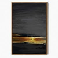 Framed Canvas Wall Art Abstract Color Canvas Prints Home Artwork Decoration for Living Room,Bedroom - 16x24 inches