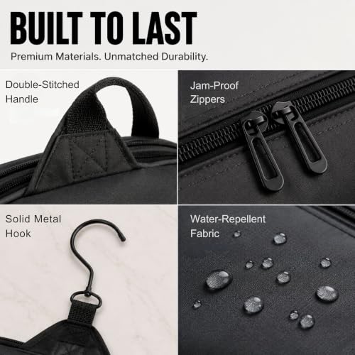 AvaJex Travel Toiletry Bag for Men