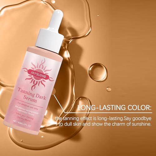 Image of Sunless Tanning Drops To Drink,Natural Face Tanner,Watermelon Scented Self - Tanning Serum, Sunless Tanning for Face and Body,for All Skin Types,Instant Sun Bronzing Drops 1PCS