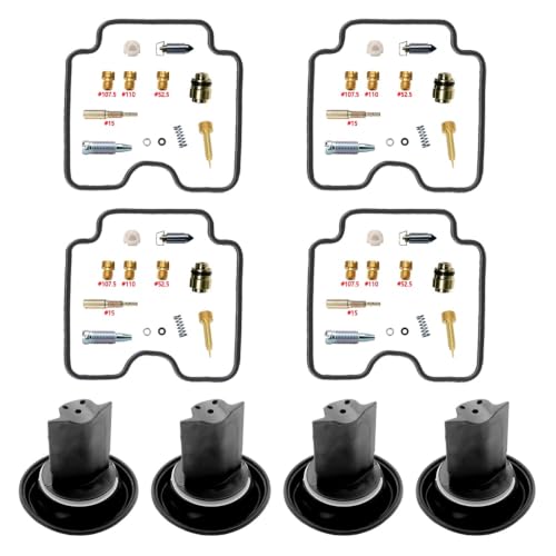 Kit réparation carburateur XJR1300 2002-2006 avec gicleurs 107.5 110 et pointeau 16QS1