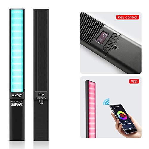 LUXCEO P6 RGB LED Videoleuchte Leuchtstab Handheld Fotografie Licht 1300LM,2500-6500K,eingebauter 10000mAh Batterie,12… – Bild 6