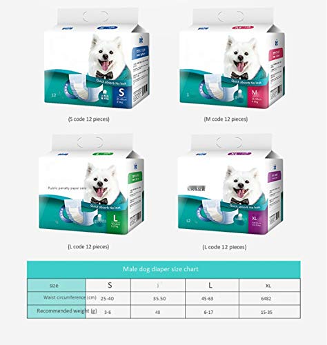 Couches jetables pour animaux de compagnie mâles avec absorption - 2