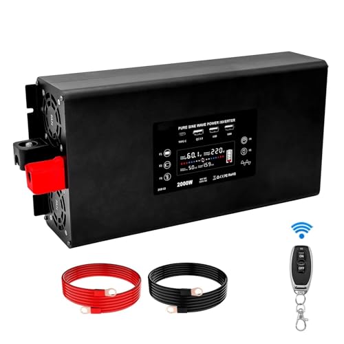 Convertisseur de tension DN-03 pure sinus 2000W pour protéger vos appareils