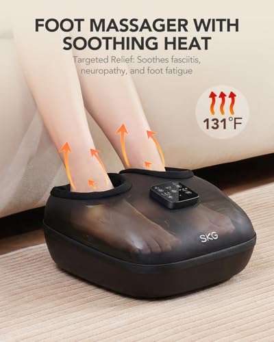 SKG YS100 Foot Massager with Heat and Remote, Birthday Gifts for Women - image 4