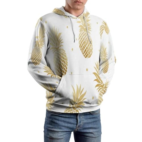 Sweat à capuche ananas pull unisexe confortable pour remplacer vos manteaux lourds en automne