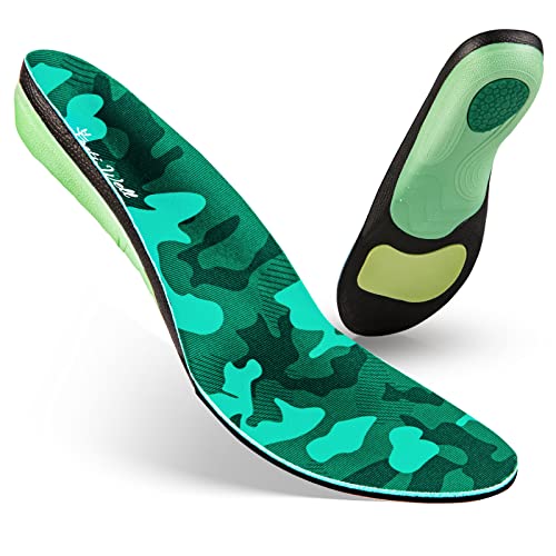 Semelles Chaussures Amortissante Sport pour homme Femme,Semelles Confort Anti-Odeurs Antidérapante Anti-Transpiration,pour la Course,Marche,la Formationet et la Randonnée (44-46) Cover