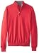 Thirty Five Kent Men's Silk/Cotton Saddle Seam Quarter Zip