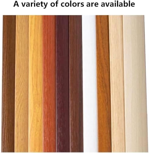 PVC T Molding Floor Transition Strip - Flat Divider for Tile to Laminate, Vinyl, Carpet - Connect Doorways & Fill Gaps - Durable Maple Finish