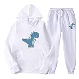 Muscularfit warehouse amazon warehouse deals Unisex Hooded Sweatsuit Sport Jogger Tracksuit 2 Piece Outfits Casual Long Sleeve Hoodies Loose Sweatpants Set mens hoodie White 2X