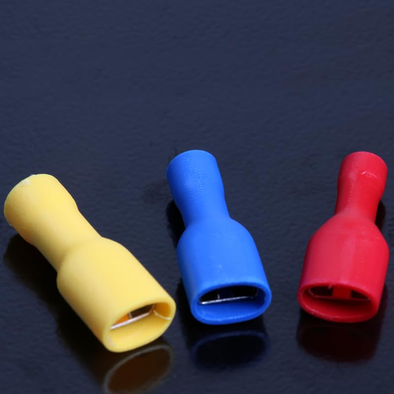 300PCS Waterproof Electrical Crimp Terminals Insulated Spade Terminals Connectors Kits with Box Wire Connector VUQLDHAYZ