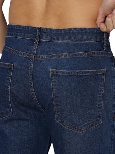 Image of Amazon Brand - INKAST Men Mid Rise Straight Fit Jeans | Denim Wear | Casual Pants | Straight Fit