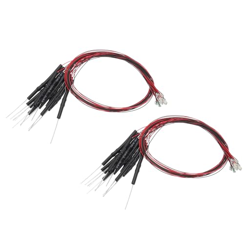 Diodes LED 1206 pré-câblées PATIKIL bleues pour remplacer l'éclairage de vos maquettes