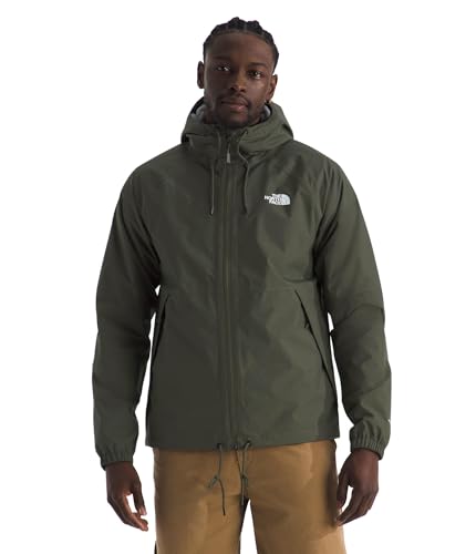 THE NORTH FACE Men's Antora Rain Hoodie | Windproof & Waterproof With Adjustable Hood, Drawcord Hem