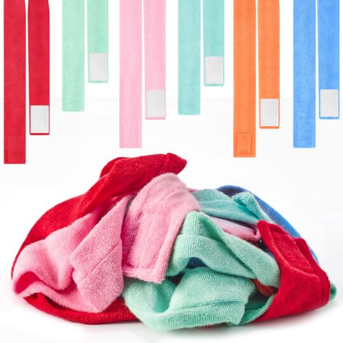 Image of Henoyso 12 Pack Sensory Chew Necklaces Kids Soft Terry Cloth Oral Motor Teething Toys for Boys Girls, Reusable Chewy Jewelry for Focusing & Calming (Solid Style,Cute Color)