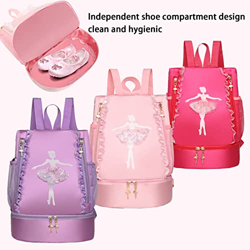 Yitengteng Ballet Backpack Pink