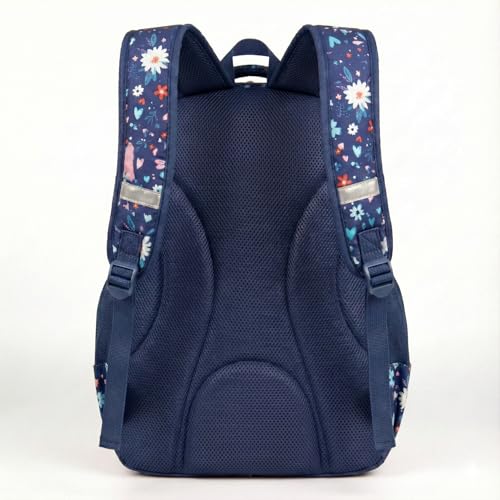Image of TECHYBEE 45 L Expandable Travel Backpack - Flight Approved Carry On Weekender Bag with 16-Inch Laptop Compartment - Anti-Theft Large Business & College Daypack (Black)