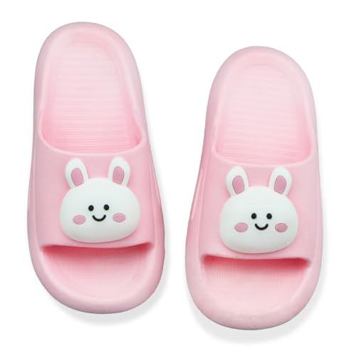 Image of Toddler Little Kids Slides Sandals Unicorn Dinosaur Bunny Beach Pool Shower Slides Anti-Skid Home Bath Slippers Cute Summer Outdoor Shoes for Girls and Boys