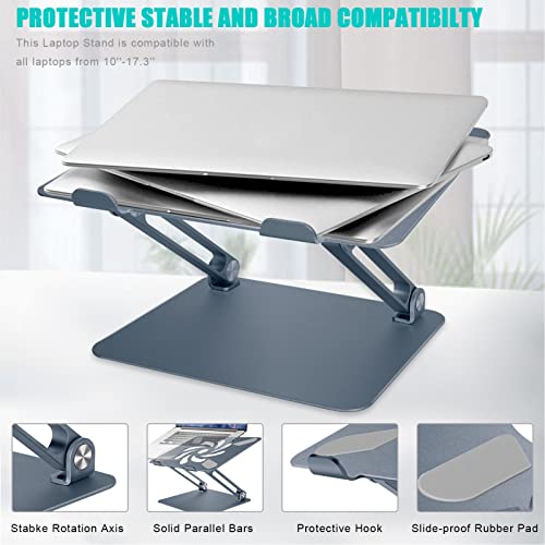 Soporte Ajustable para Laptop de Aluminio Plegable miniatura 5