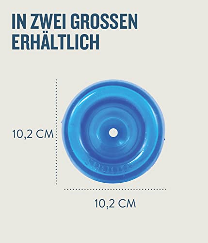 Planet Dog Orbee-Tuff Lil' Snoop - Interaktives Spielzeug für Hunde - Snackball - Royalblau - Klein