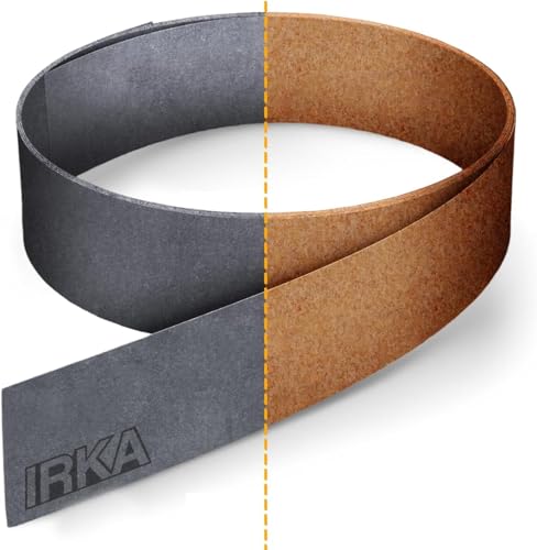 IRKA 1012-001 – Rasenkantenband – 1 mm stark – Cortenstahl – robuste Beeteinfassung – Höhe 20 cm – Länge 10 m