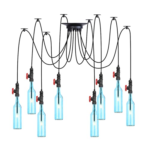 Lustre industriel vintage suspendu pour bar et salle à manger
