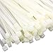 200-Pack Heavy Duty 14" (50lbs) Zip Cable Tie Down Strap Wire UV Natural Nylon Wrap